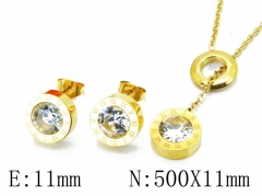HY Wholesale 316L Stainless Steel jewelry Set-HY59S1419PL