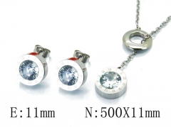 HY Wholesale 316L Stainless Steel jewelry Set-HY59S1418OL