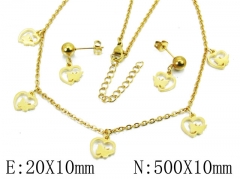 HY Wholesale 316L Stainless Steel Lover jewelry Set-HY91S0733HHR