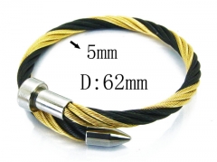 HY Stainless Steel 316L Bangle (Steel Wire)-HY38B0511HJY