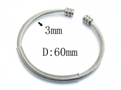 HY Stainless Steel 316L Bangle (Steel Wire)-HY38B0542HJE