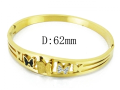 HY Wholesale 316L Stainless Steel Popular Bangle-HY80B1011HLD