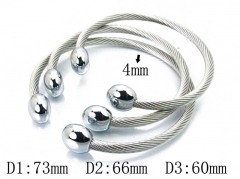 HY Stainless Steel 316L Bangle (Steel Wire)-HY38B0500JQQ