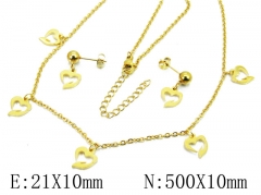 HY Wholesale 316L Stainless Steel Lover jewelry Set-HY91S0732HHT