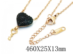 HY Wholesale Stainless Steel 316L Lover Necklaces-HY80N0275NL