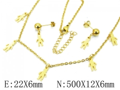 HY Wholesale 316L Stainless Steel jewelry Set-HY91S0711HHU