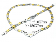 HY Wholesale Necklaces Popular Bracelets Sets-HY63S0211K8A
