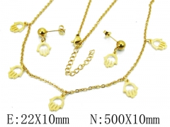 HY Wholesale 316L Stainless Steel jewelry Set-HY91S0722HHV