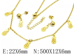 HY Stainless Steel jewelry Plant Style Set-HY91S0710HHA