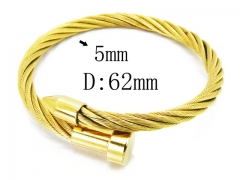 HY Stainless Steel 316L Bangle (Steel Wire)-HY38B0505HJG