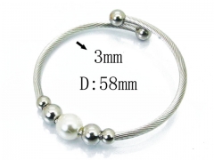 HY Stainless Steel 316L Bangle (Steel Wire)-HY38B0531HKD