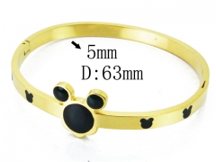 HY Wholesale 316L Stainless Steel Popular Bangle-HY80B1017HJL