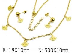 HY Wholesale 316L Stainless Steel jewelry Set-HY91S0728HHB