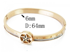 HY Wholesale 316L Stainless Steel Popular Bangle-HY80B1009HML