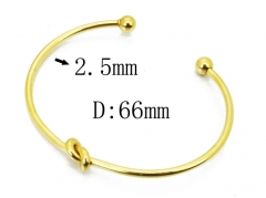 HY Stainless Steel 316L Bangle (Steel Wire)-HY38B0546HIA