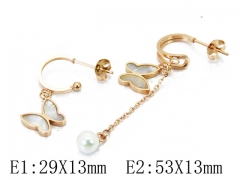 HY Stainless Steel Pearl Earrings-HY32E0033PQ