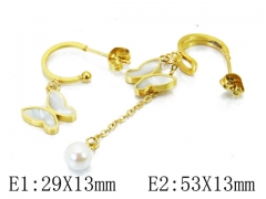 HY Stainless Steel Pearl Earrings-HY32E0032PX