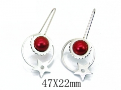 HY Wholesale 316L Stainless Steel Drops Earrings-HY32E0046MD