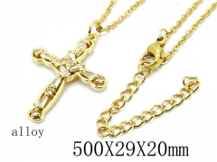 HY Wholesale Stainless Steel 316L Necklaces (Religion Style)-HY54N0460PQ