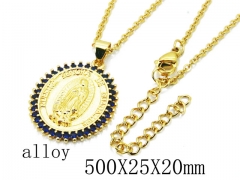 HY Wholesale Stainless Steel 316L Necklaces (Religion Style)-HY54N0452PZ