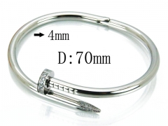 HY Wholesale 316L Stainless Steel Popular Bangle-HY14B0184HLZ
