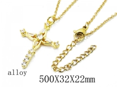HY Wholesale Stainless Steel 316L Necklaces (Religion Style)-HY54N0461PU