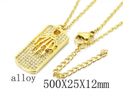 HY Wholesale Stainless Steel 316L Necklaces-HY54N0455HEE