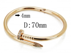 HY Wholesale 316L Stainless Steel Popular Bangle-HY14B0186HNL