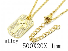 HY Wholesale Stainless Steel 316L Necklaces (Religion Style)-HY54N0456OL