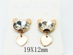 HY Wholesale 316L Stainless Steel Drops Earrings-HY32E0025OL