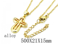 HY Wholesale Stainless Steel 316L Necklaces (Religion Style)-HY54N0459ML