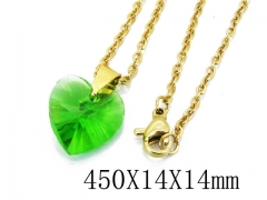HY Wholesale Stainless Steel 316L Lover Necklaces-HY12N0114JL