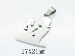 HY Wholesale 316L Stainless Steel Pendant-HY12P0862JLQ