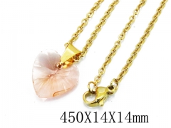 HY Wholesale Stainless Steel 316L Lover Necklaces-HY12N0119JLQ