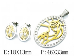 HY Wholesale 316L Stainless Steel jewelry Set-HY12S0879HFF