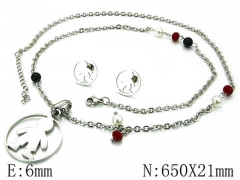 HY Wholesale 316L Stainless Steel jewelry Set-HYC91S0282HNR