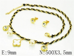 HY Wholesale 316L Stainless Steel jewelry Set-HYC64S0827ILF