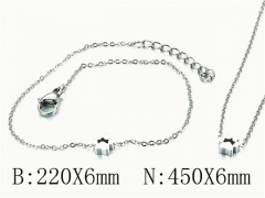 HY Wholesale 316L Stainless Steel jewelry Set-HYC91S0968HHS