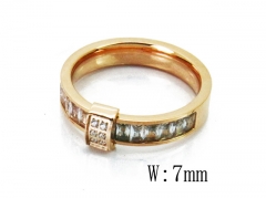 HY Wholesale 316L Stainless Steel CZ Rings-HY14R0583HHG