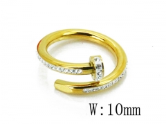 HY Wholesale 316L Stainless Steel CZ Rings-HY14R0576OU