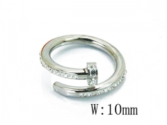 HY Wholesale 316L Stainless Steel CZ Rings-HY14R0575NZ