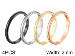 HY Wholesale 316L Stainless Steel Rings-HY0056R010