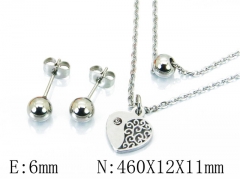 HY Wholesale 316L Stainless Steel Lover jewelry Set-HY91S0811NS