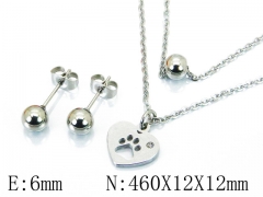 HY Wholesale 316L Stainless Steel Lover jewelry Set-HY91S0810NA