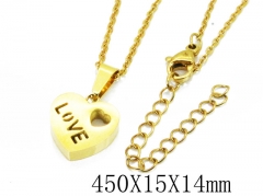 HY Wholesale Stainless Steel 316L Necklaces-HY91N0114ML