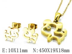 HY 316L Stainless Steel jewelry Animal Set-HY91S0746HHA