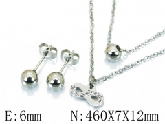 HY Wholesale 316L Stainless Steel jewelry Set-HY91S0804NB