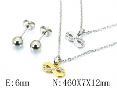 HY Wholesale 316L Stainless Steel jewelry Set-HY91S0818OE