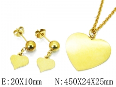HY Wholesale 316L Stainless Steel Lover jewelry Set-HY91S0739HGG