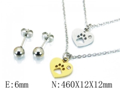 HY Wholesale 316L Stainless Steel Lover jewelry Set-HY91S0812OF